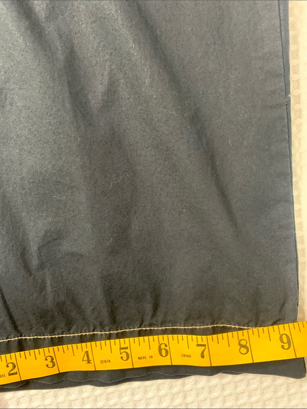 Lands' End Cotton Navy Blue Cargo Capris size 12 - Picture 12 of 13